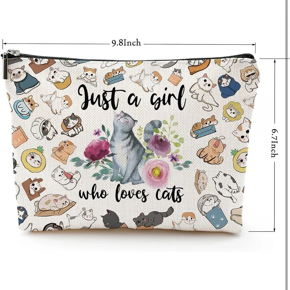 Cat Lover's Zipper Pouch